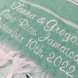 Personalized Turkish Beach Towel, Personalized Gifts, Bridesmaid gifts, Wedding gifts, Home gifts, Gifts for her, Bachelorette Party Gifts