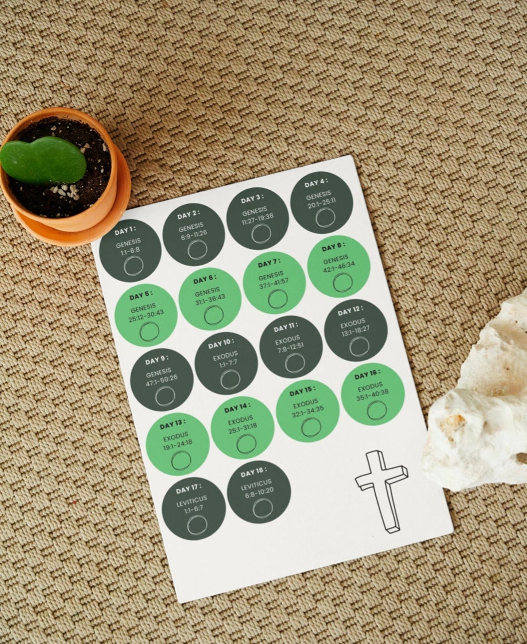 6 Month Bible Reading Plan Checklist Printable Digital - Etsy