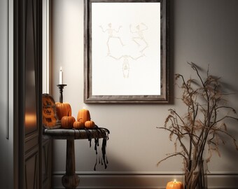 Handprint Art Halloween | Halloween Wall Decorations | Halloween Wall Art Printable | Halloween Wall Art | Halloween Wall Art Decor