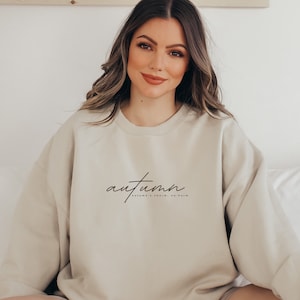 Favorite Fall Things Sweatshirt | All Fall Things Sweatshirt | Its Fall Yall Sweatshirt | Cozy Season | Autumn Sweatshirt | Fall Sweatshirt