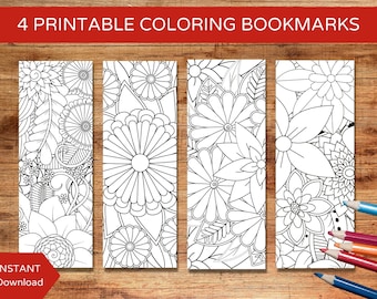 Bible Verse Coloring Bookmarks Graphic by SummerEllenDesigns