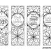 Set of 4 Printable Catholic Bookmarks to Color, Religious Coloring ...