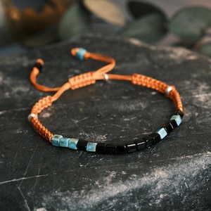 Custom Morse Code Bracelet: Miyuki Cube Beads, Personalized Hidden Message-40%OFF