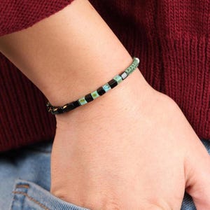 Aangepaste macramé-armband met morsecode: gepersonaliseerde geheime boodschap sieraden_40% KORTING
