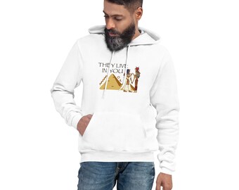 They Live in You Unisex Hieroglyphic Hoodie