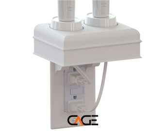 Oral-B Toothbrush Holder: Wall Mount Bathroom Organizer, Cord-Free Design