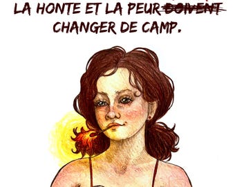 Carte Postale Santé Mentale - "La honte et la peur vont changer de camp"