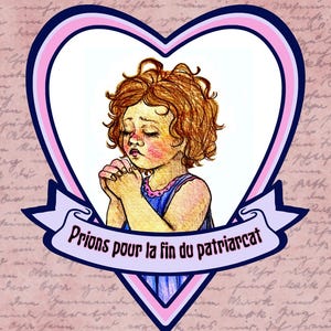 "Das Ende des Patriarchats" Aufkleber Original Illustration