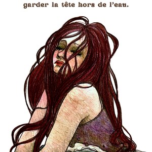 Carte Postale Santé Mentale - "Tempête invisible"