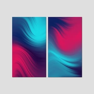 Gradient Backgrounds Pack from Dualities Series, Artsy Colorful Abstract Backgrounds