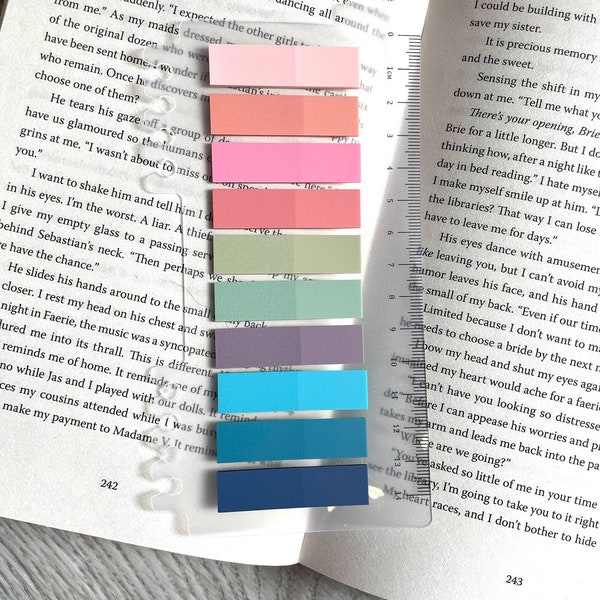 Annotation sticky tabs | cool rainbow | bookish things | booklover