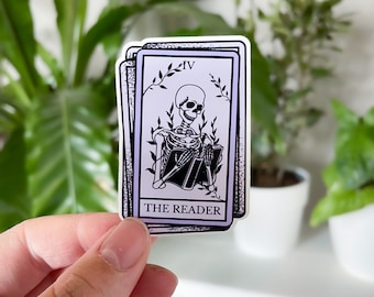 Tarotkartenleger | Bücherliebhaber | Sticker für Leseratten | Buchtipps