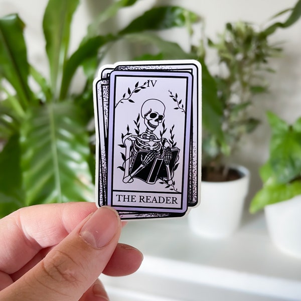 Tarot card the reader | booklover | stickers for readers | bookish things