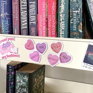 Buy me books hearts fridge magnet  | tbr cart magnets | booklover | items for readers | bookish things