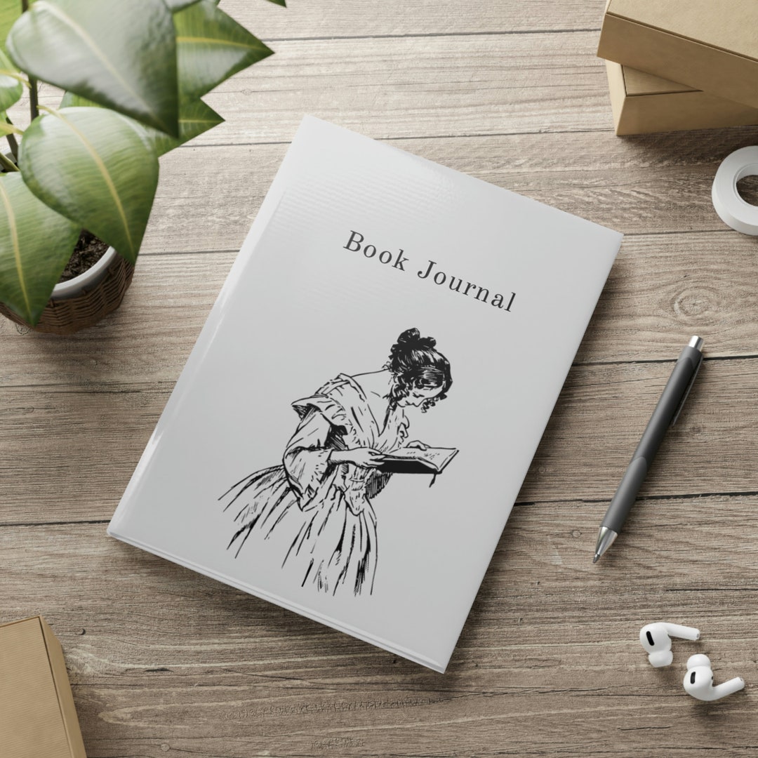Hardcover Book Journal Reading Journal Hard Cover Notebook Etsy