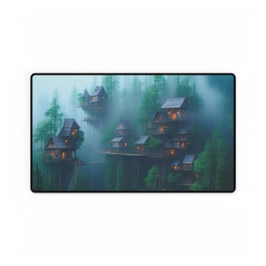Fantasy Trees Magic The Gathering Playmat Official Size MTG Playmat MTG Gift Play Mat TCG Mat Trading Card Games