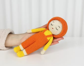 Virkmönster för sovande docka: Amigurumi-leksak för sänggåendet (PDF)