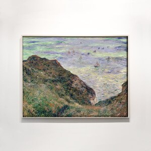 Ocean Landscape Printable - Seascape Printable Wall Art - Monet Impressionist Painting - Digital Print - Ocean Oil Painting Print
