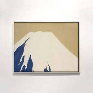 Mount Fuji Printable - Japanese Art Print - Vintage Mountain Painting - Abstract Wall Art -  Kamisaka Sekka - Instant Download Print