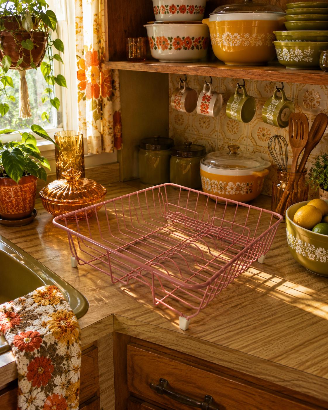 ヴィンテージディッシュラック　皿立て Vintage dish rack - Etsy 日本