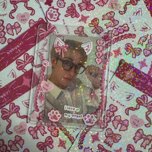 Autocollants coquette holographiques déco Babygirl Toploader