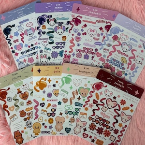 Stray Kids skzoo polca toploader deco sticker sheet