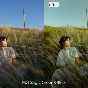 10 Lightroom Mobile and Desktop Presets Portrait preset, Vintage tones, Retro Lightroom, Grain preset, DNG image 3