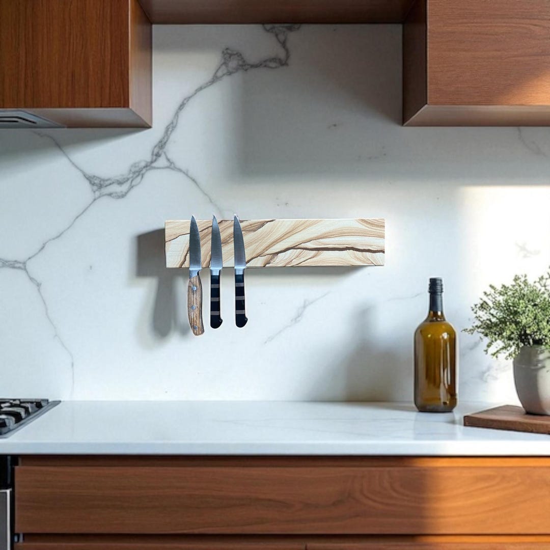 Magnetic Knife Rack Made of Sandstone – Handmade & High-quality | for ...