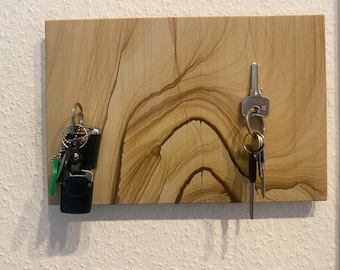 Porte-clés magnétique en grès véritable – motif sélectionnable individuellement