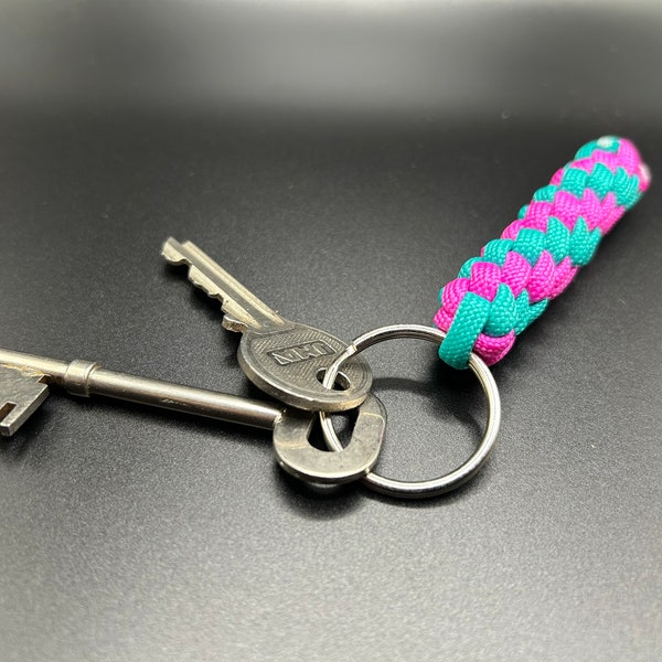 Bright and Colourful Keyring - Ideal to Colour Code your Keys. Fabulous Small Gifts in Fun Colours!