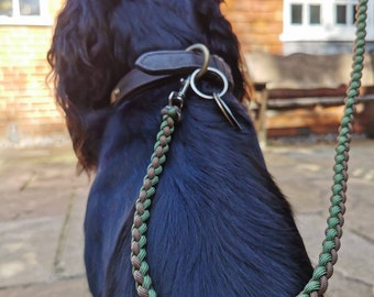 Custom Slimline Paracord Dog Lead with Trigger Clip - A Great Gift for Dog Lovers, Dog Owners, Dog Walkers, Customisable!