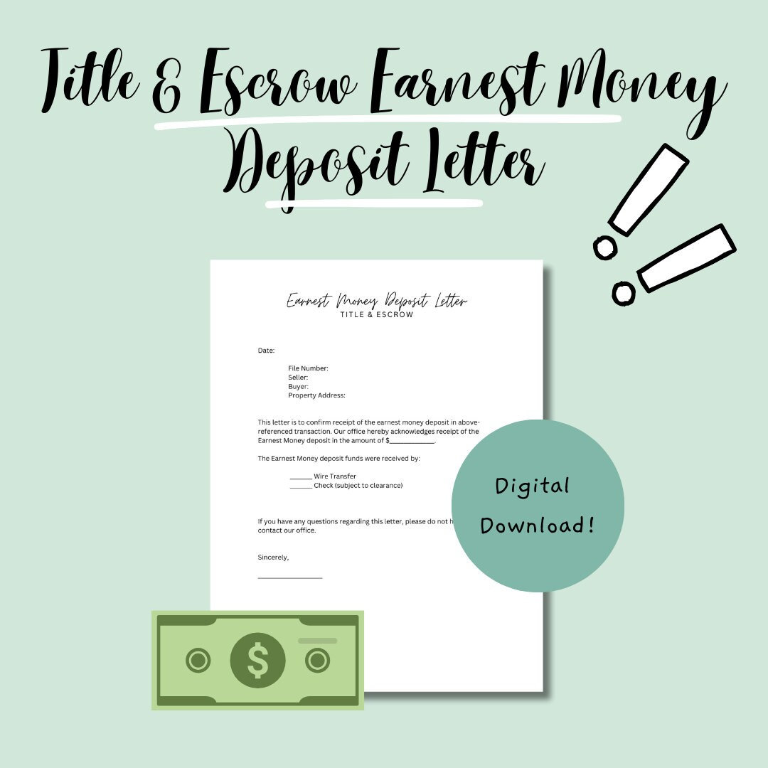 Image 17 for Earnest Money Deposit Agreement Template