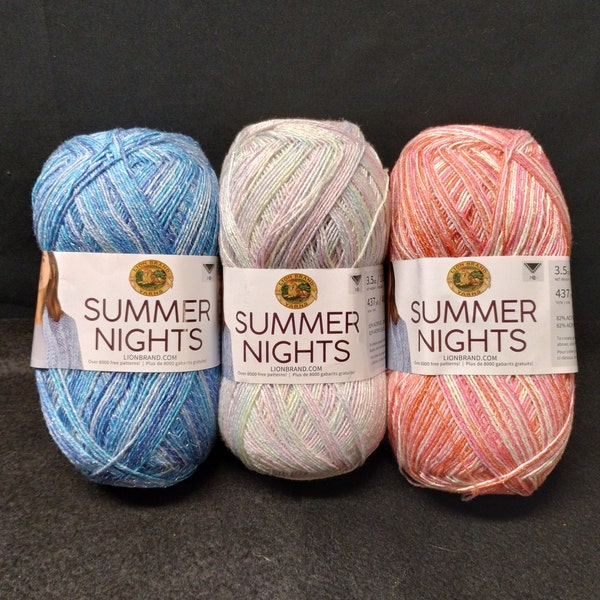 Lion Brand Summer Nights - #1 Super Fine Weight