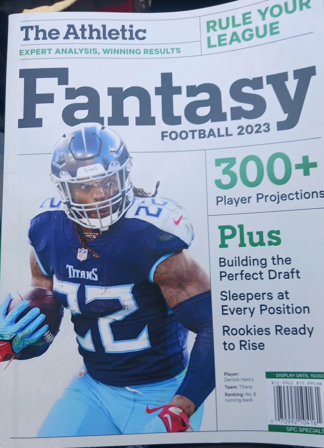 The Athletic Fantasy Football 2023 Etsy