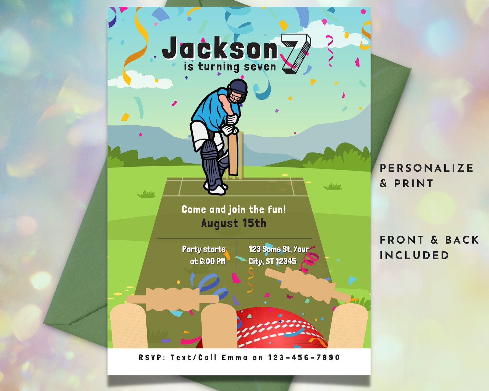 Cricket Birthday Invitation Editable Cricket Party Invite Etsy Cricket Birthday Invitation Editable Cricket Party Invite Etsy