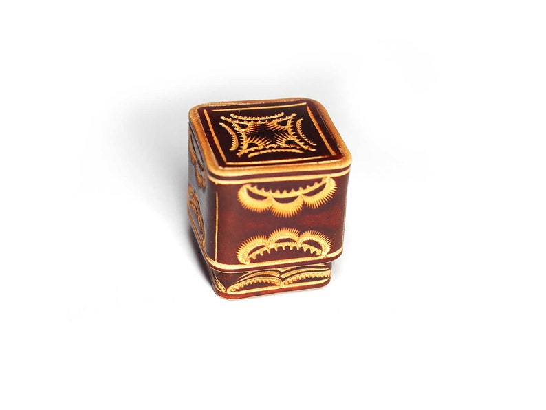 Leather Chalk Holder, Billiard Sports Equipment, Leather Art, Leather