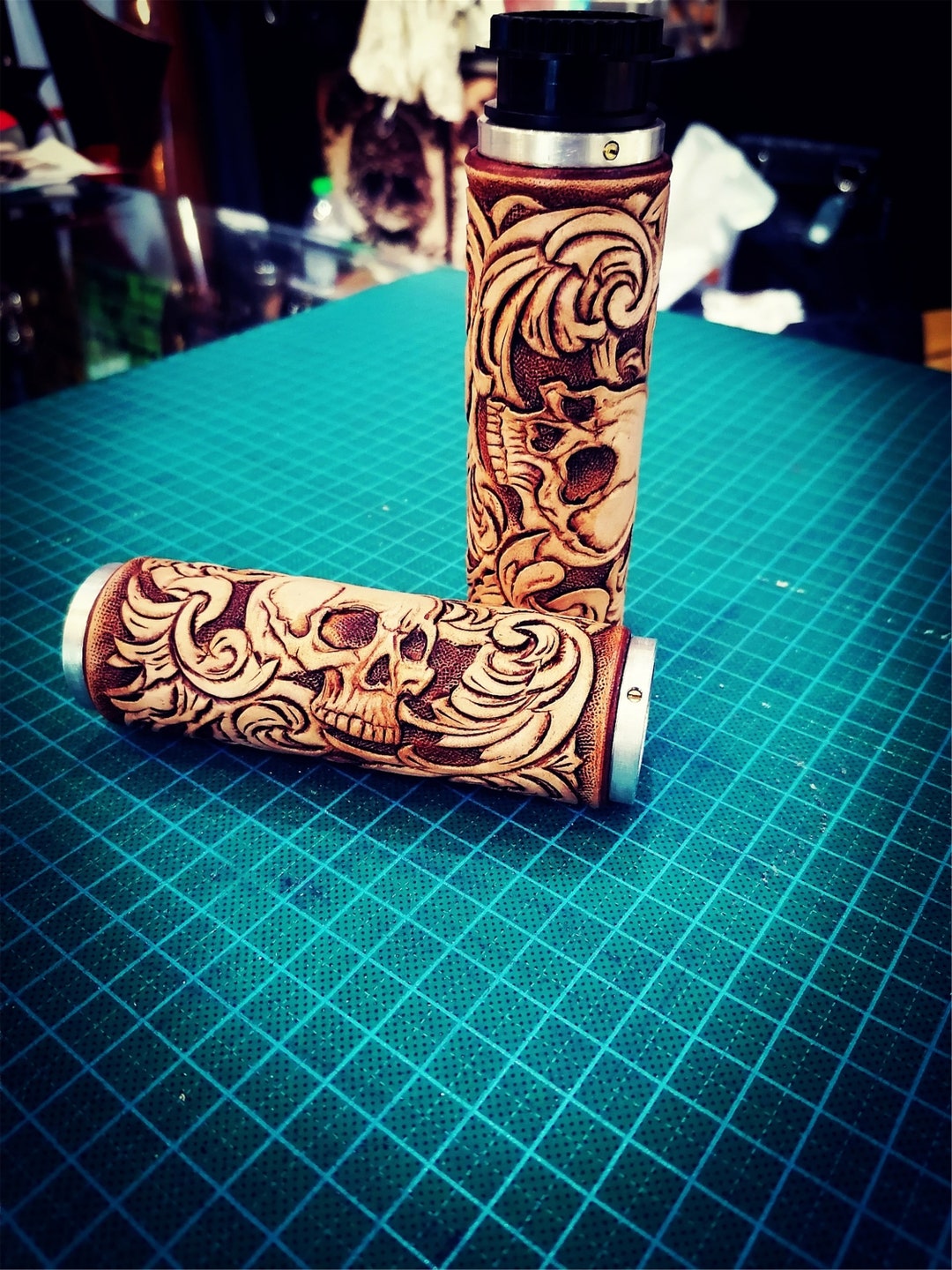 Personalized Custom Motorcycle Handlebar Holsters, Exclusively Design