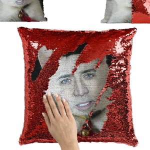 Jiamos One Direction Merch Sequin Pillow Covers Funny Gag Gifts Magic  Reversible Mermaid Throw Pillow Xmas Birthday Gift Accent Pillowcase 16x16