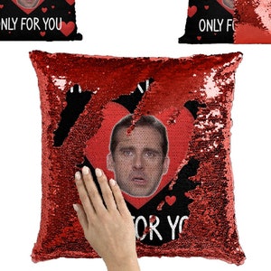 Michael Scott Sequin Pillow Etsy UK