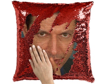 Jeff Goldblum Sequin Pillow, Jeff Goldblum Home Decor, Jeff Goldblum Home decoration, Jeff Goldblum funny Pillow, Jeff Goldblum Gift