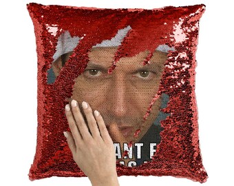 Jeff Goldblum Sequin Pillow Jeff Goldblum Home Decor Jeff Goldblum Merch Jeff Goldblum Pillow Home Decor Jeff Goldblum Pillow Etsy