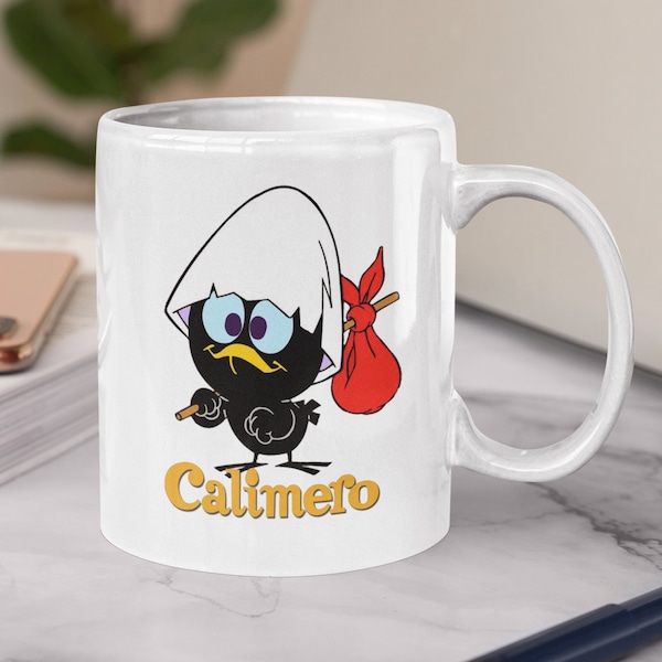 Chicken Mug, Calimero mug, Calimero Merch Calimero Chicken Magic mug Coffee Mug Christmas Gift Funny Mug, Ceramic Mug