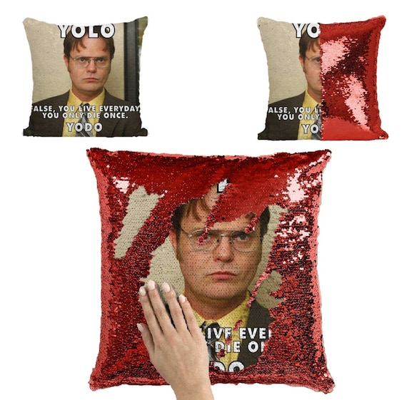 Dwight sequin pillow sale