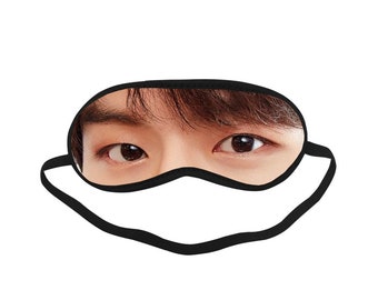 Seungmin Sleeping Mask, Seungmin Funny Sleeping Mask, Christmas Gift, Funny Gift, Stray Kids Mask, Birthday Gift, Eye Mask Sleep Mask