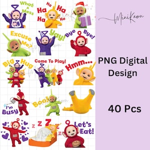 T313tubb13s Emotes Digital PNG Stickers | 40 Pcs PNG