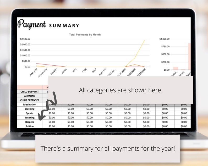 Coparenting Planner Google Sheets Spreadsheet Child Custody Etsy