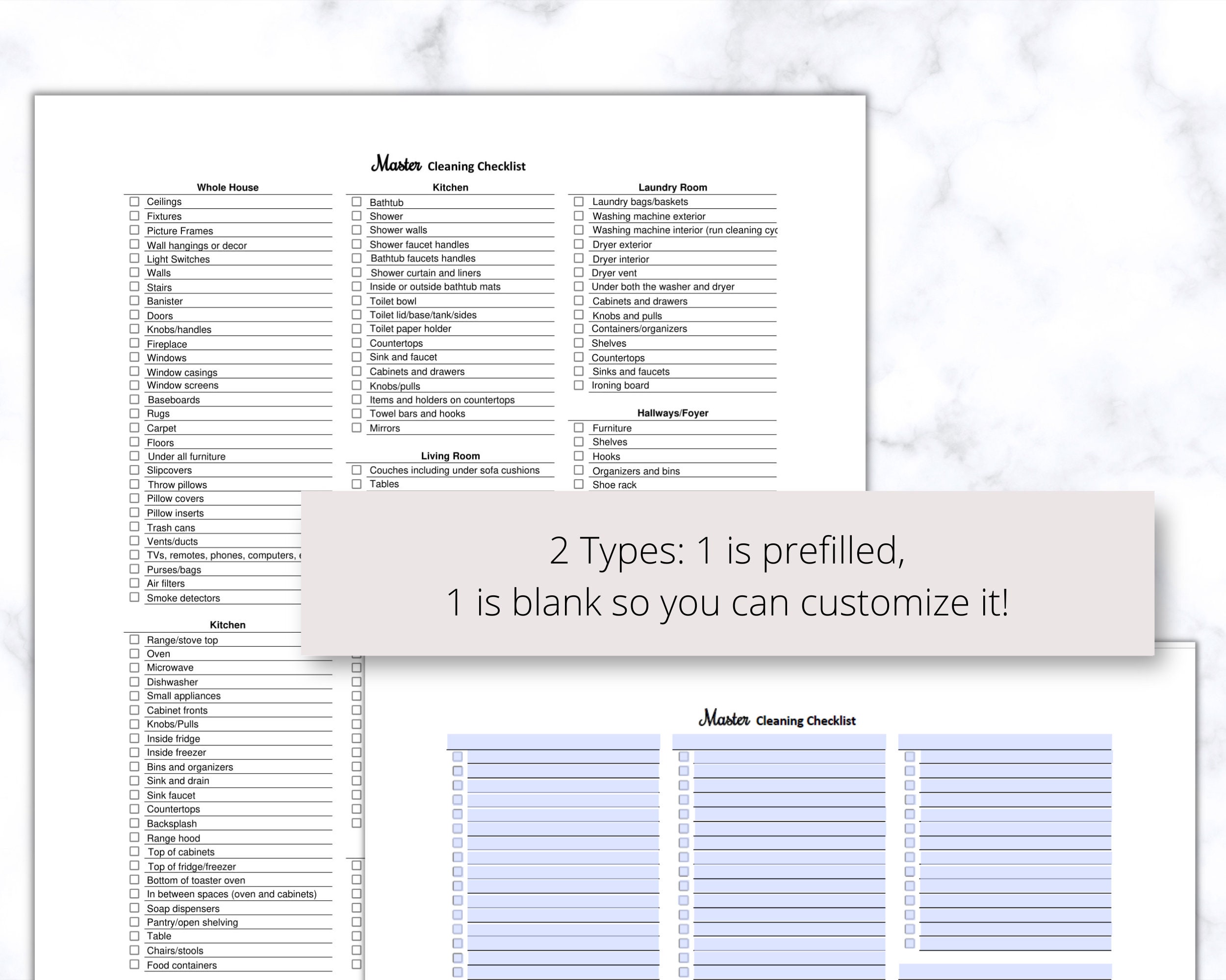 Master Cleaning List Printable PDF Cleaning Checklist For Etsy Master cleaning list printable pdf cleaning checklist for etsy