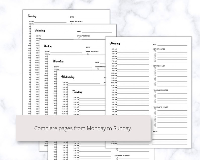 work at home printable