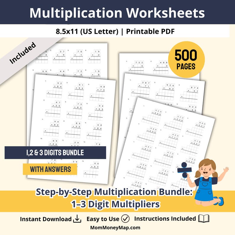 MDAS worksheets for kids printable PDF