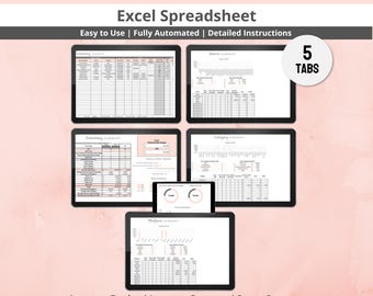 Hoja de cálculo de Excel para el seguimiento de reventa de inventario, registro de entradas y salidas de stock, gestor de pedidos de inventario, gestión de inventario